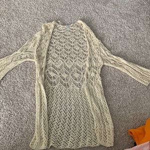 Long sleeve crochet sweater